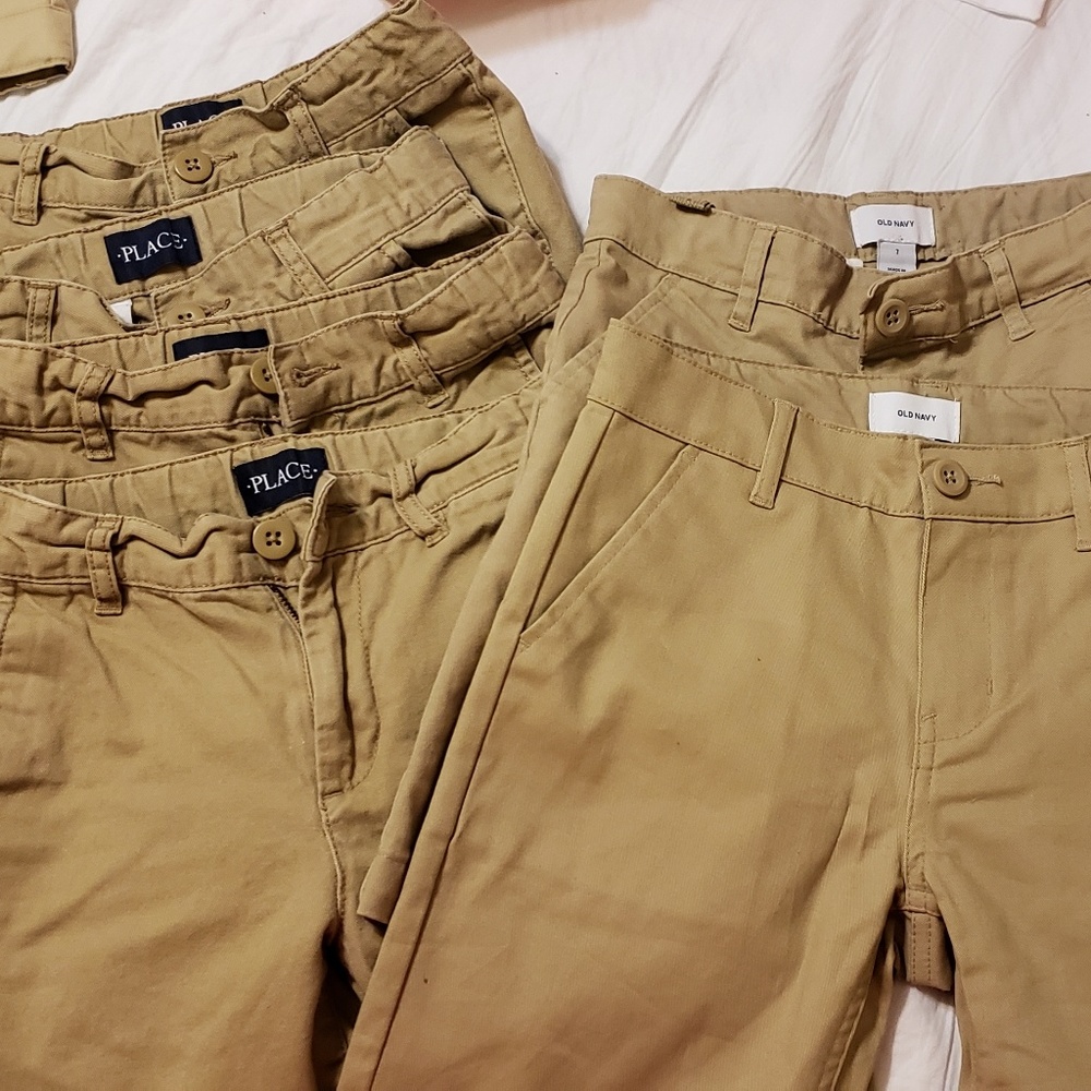 Boy's uniform khaki shorts